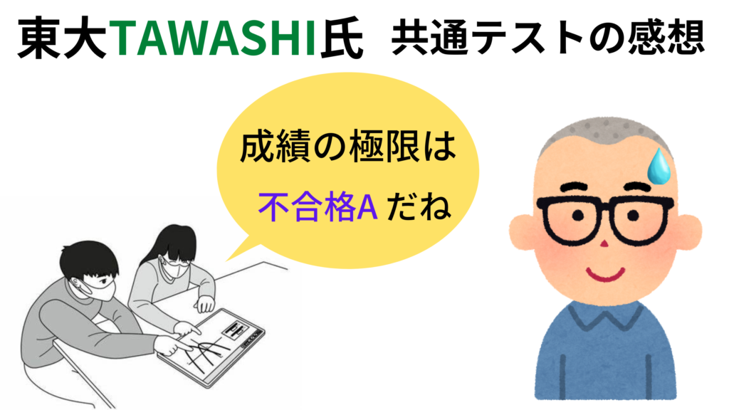東大受験芸人TAWASHI氏、共通テスト結果から見えた厳しすぎる現実！！